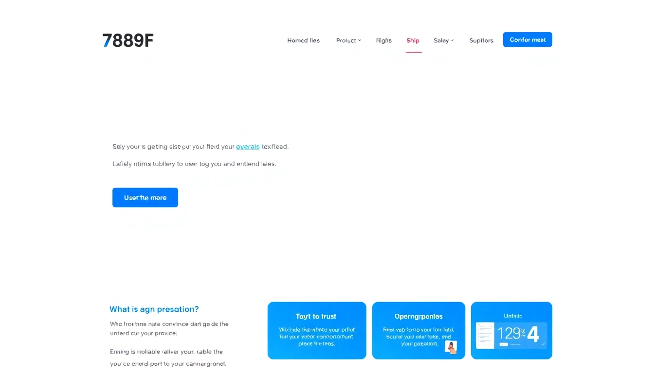 789f website homepage showcasing professional design, modern layout, and user-friendly interface for better engagement.