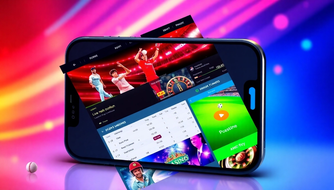 Reddy Anna betting platform showcasing live cricket and casino games with HD streaming and real-time odds, dynamic interface for users.